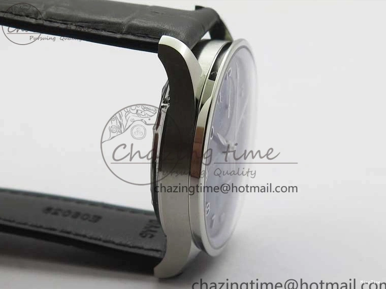 MIROTIME 0724 Timeless Portuguese Chrono IW371606 ZF 1:1 Best Edition Blue Dial on Black Leather Strap A 7099